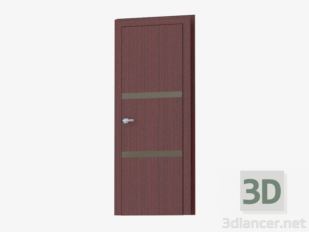 3d model Interroom door (30.30 silver bronza) - preview