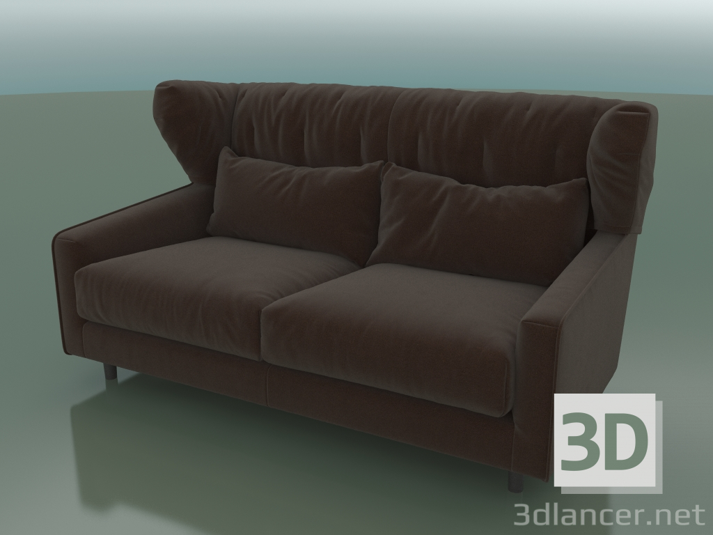 3D Modell Sofa Double Milton (1900 x 1040 x 940, 190MI-104) - Vorschau