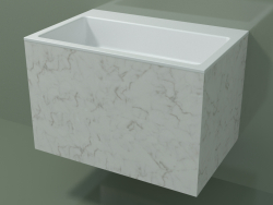 Lavabo sospeso (02R143302, Carrara M01, L 72, P 48, H 48 cm)