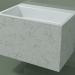 3d model Lavabo de pared (02R143302, Carrara M01, L 72, P 48, H 48 cm) - vista previa