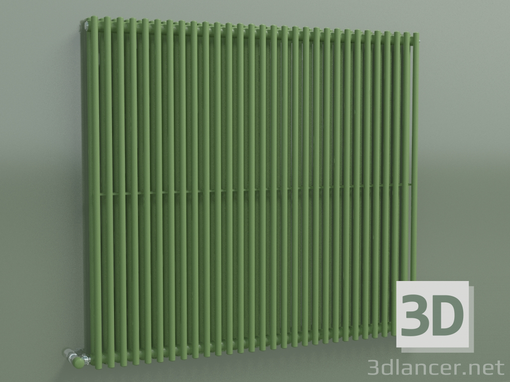 3d model Radiador vertical ARPA 2 (920 30EL, verde salvia) - vista previa