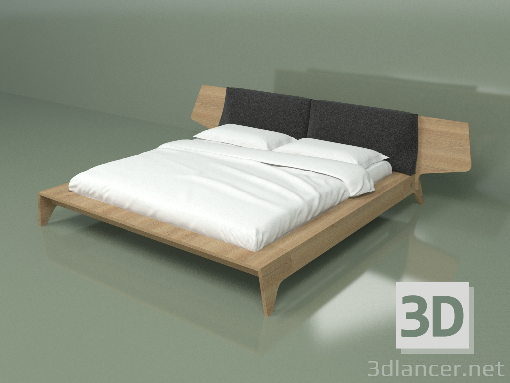 Modelo 3d Cama de casal BA01 - preview