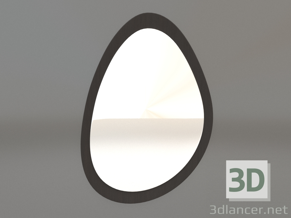 3d model Mirror ZL 05 (611х883, wood brown dark) - preview