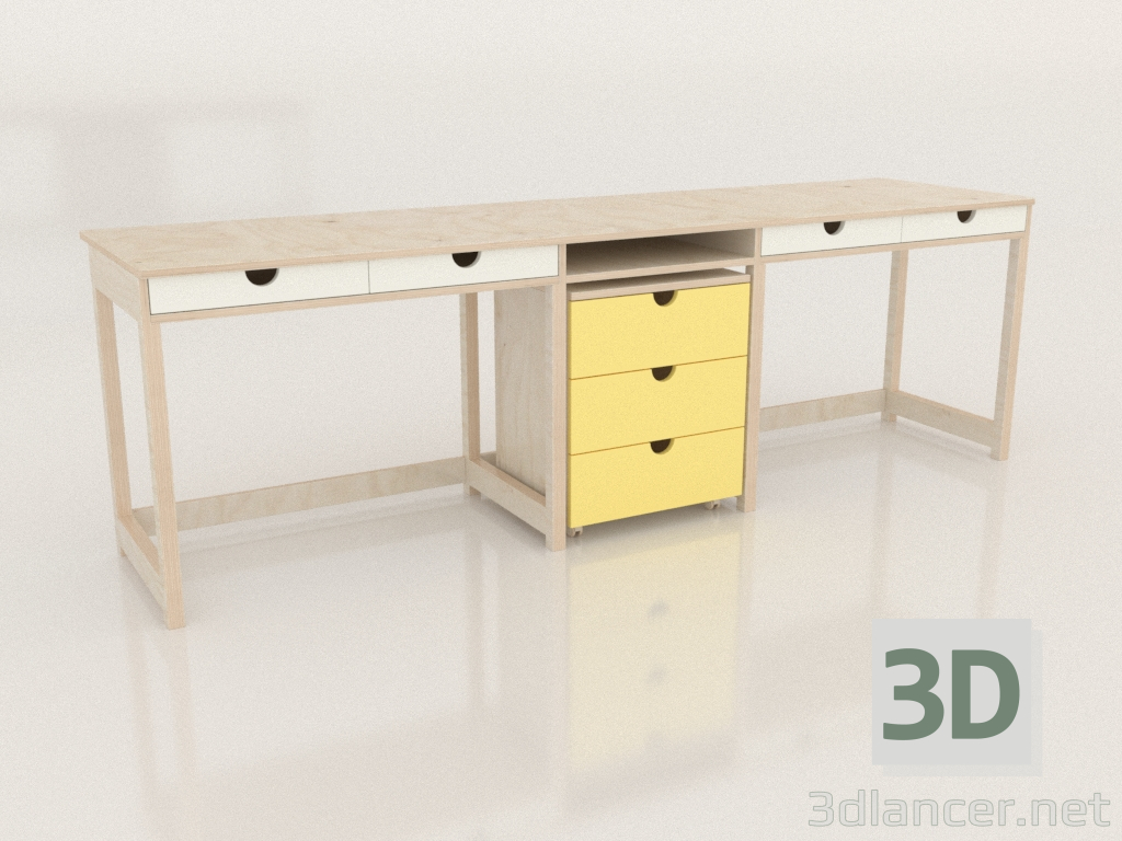 modello 3D Banco MODE T2 (TCDTA2) - anteprima