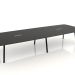 3d model Conference table with electrification module 415x155 - preview