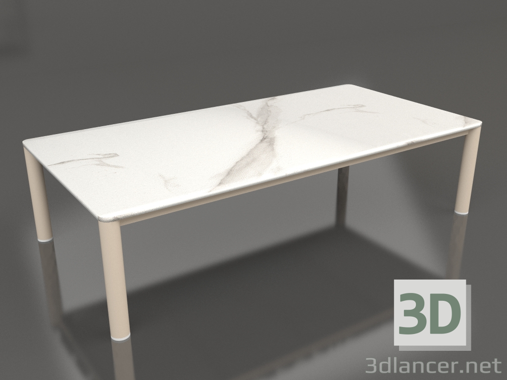 modello 3D Tavolino 70×140 (Sabbia, DEKTON Aura) - anteprima