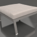 modèle 3D Module canapé, pouf (Gris quartz) - preview