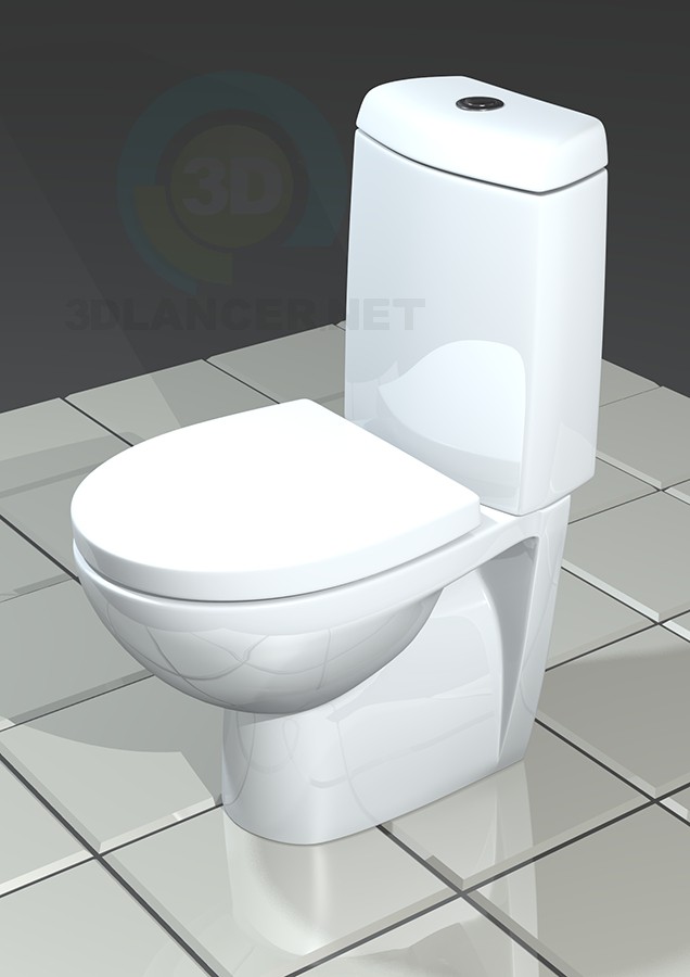 modèle 3D Nord de toilettes ROCA Victoria (Victoria Nord) - preview