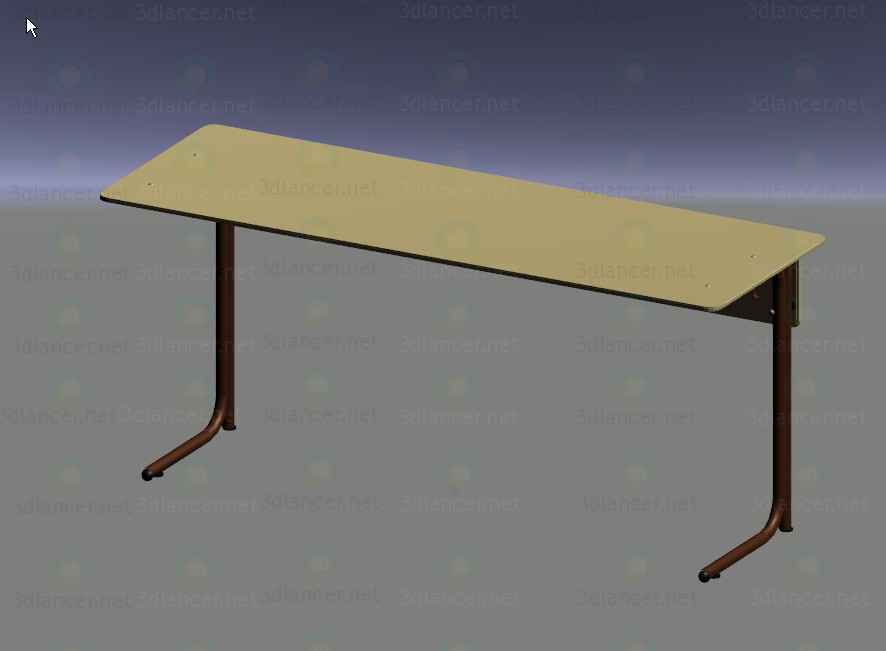 3d model Escritorio - vista previa