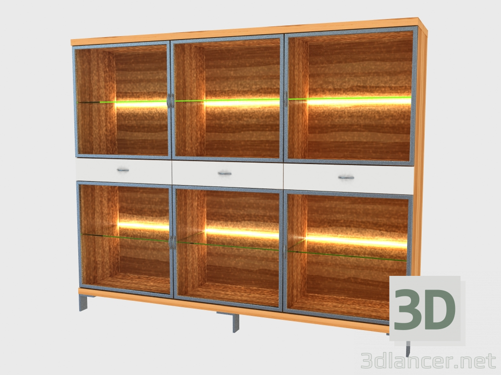 Modelo 3d Buffet alto (150-12-1) - preview