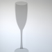 Glas für Champagner 3D-Modell kaufen - Rendern