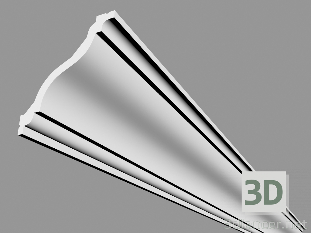 Modelo 3d Cornija C333 (200 x 12,2 x 11,1 cm) - preview