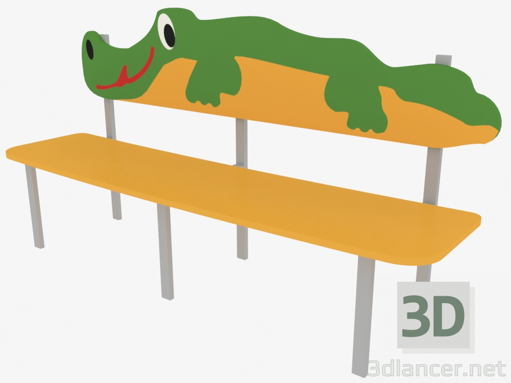 3D Modell Sitzbank (8015) - Vorschau