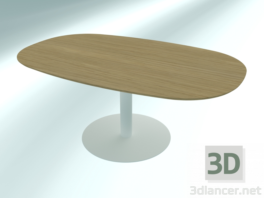 modello 3D Tavolo ovale RONDÒ 180X110 (180X110 H73) - anteprima