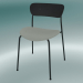 3d model Chair Pavilion (AV3, H 76cm, 50x52.5cm, Black lacquered oak, Balder 612) - preview