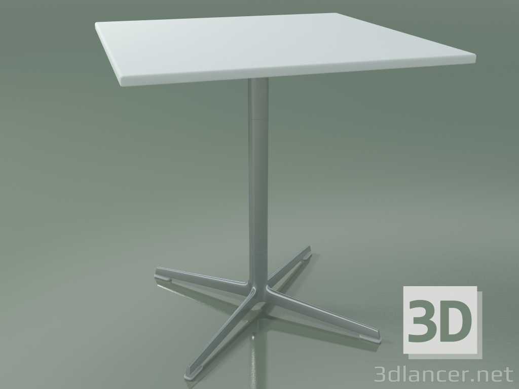 3D modeli Kare masa 0965 (H 74 - 70x70 cm, M02, LU1) - önizleme