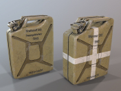 Deutsche Kanister   WW II  3D-Modell