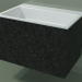 modello 3D Lavabo sospeso (02R143302, Nero Assoluto M03, L 72, P 48, H 48 cm) - anteprima