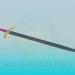 3d model Sword with decorated handle - preview