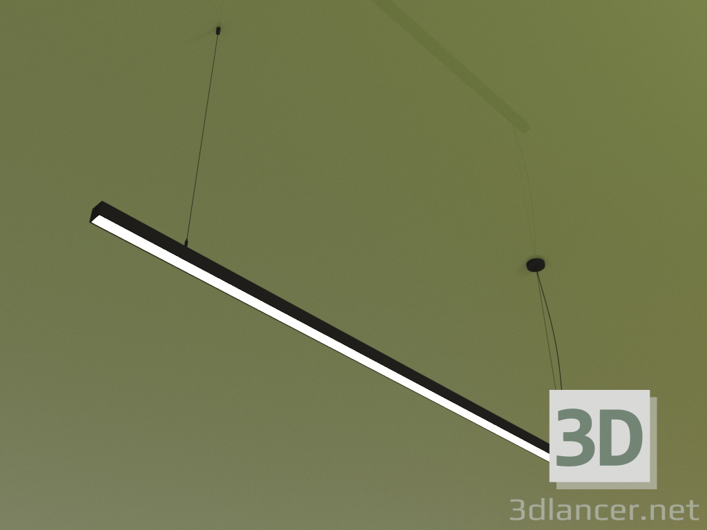 3d model Luminaria LINEAR P3535 (1750 mm) - vista previa