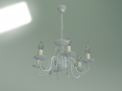 Lustre suspendu 60018-6 (blanc avec or)