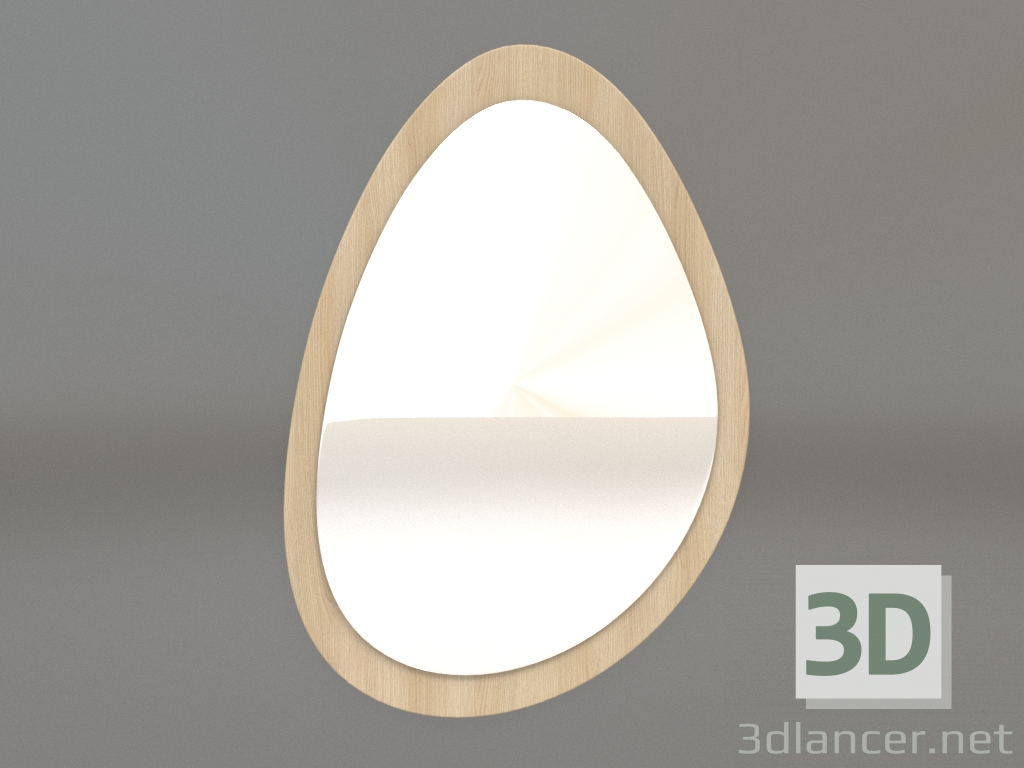 3d model Espejo ZL 05 (611х883, blanco madera) - vista previa