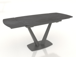 Table pliante Livorno 120-180 (céramique grise)