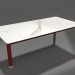 Modelo 3d Mesa de centro 70×140 (Vinho tinto, DEKTON Aura) - preview