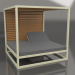 3d model Couch with raised fixed slats and ceiling (Gold) - preview