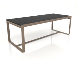 Mesa de comedor 210 (DEKTON Domoos, Bronce)