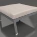 3d model Sofa module, pouf (Anthracite) - preview