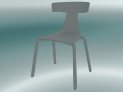 Стілець стекіруемие REMO wood chair (1415-20, ash grey)