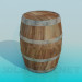 Modelo 3d Barril - preview