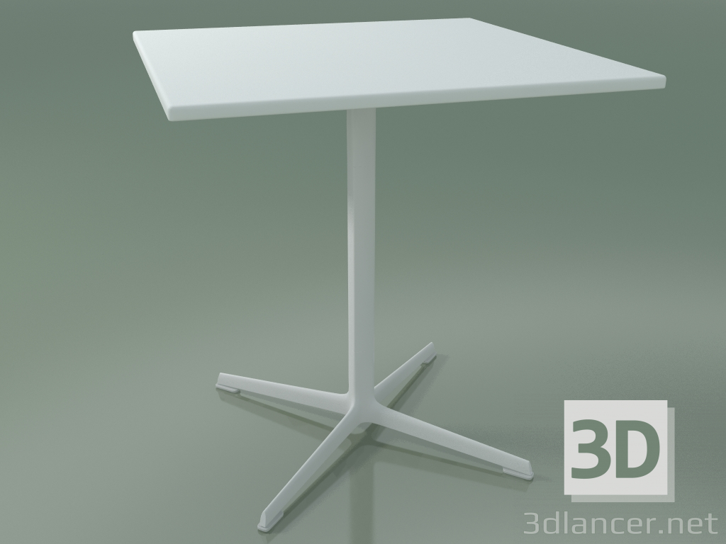 Modelo 3d Mesa quadrada 0965 (H 74 - 70x70 cm, M02, V12) - preview