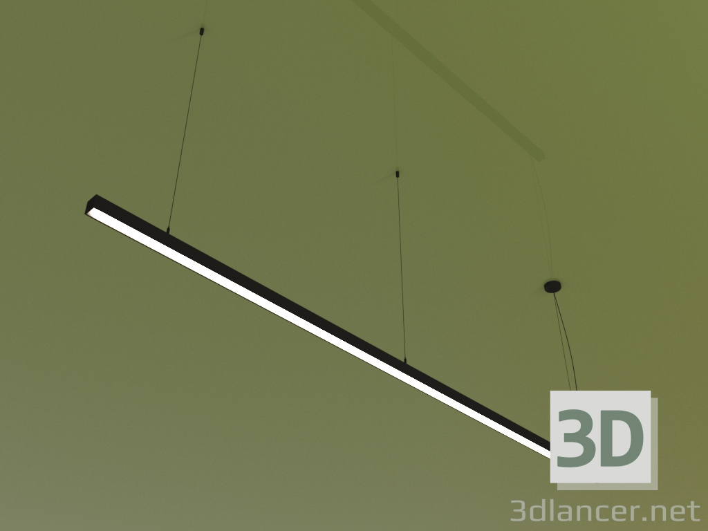 3D Modell Beleuchtungskörper LINEAR P3535 (2000 mm) - Vorschau