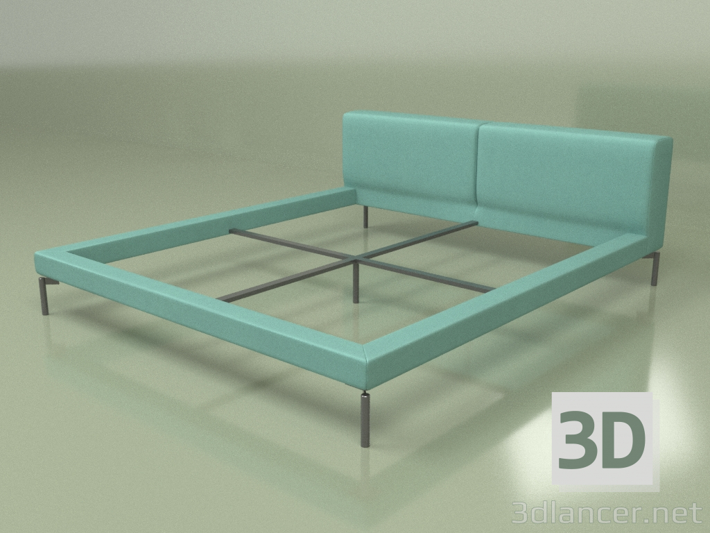 Modelo 3d Cama de casal Canelli - preview