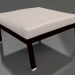 3d model Sofa module, pouf (Black) - preview