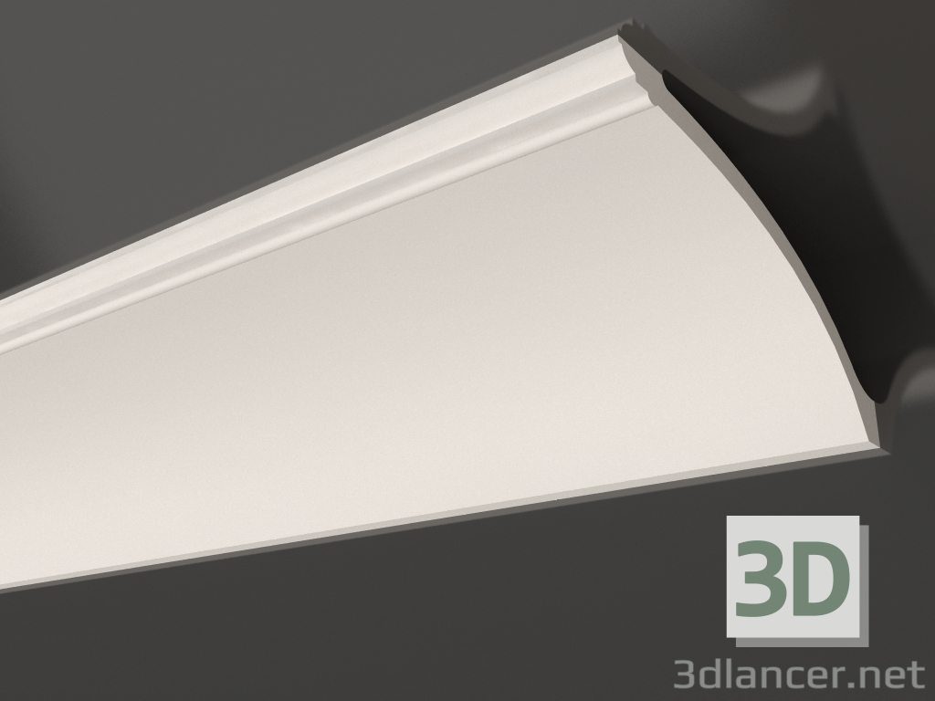 3d model Cornice gypsum ceiling high KGP 012 (175x399) - preview