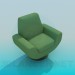 modèle 3D Fauteuil - preview
