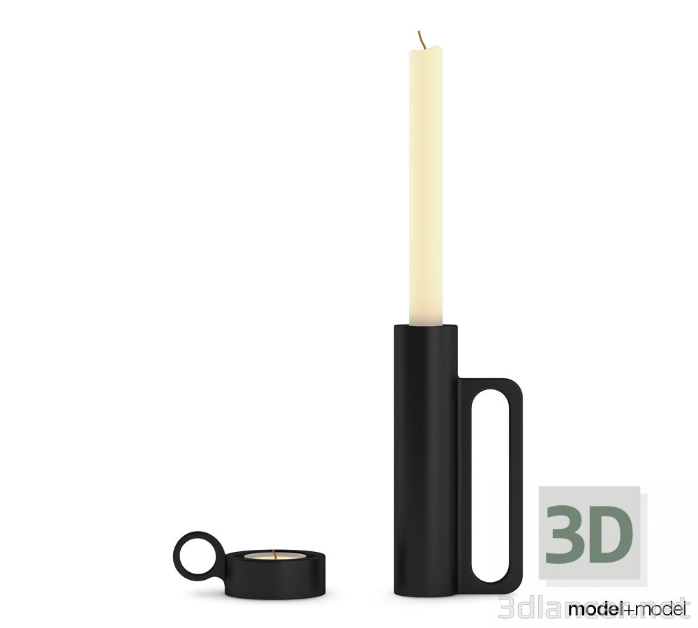 modello 3D Candela - anteprima