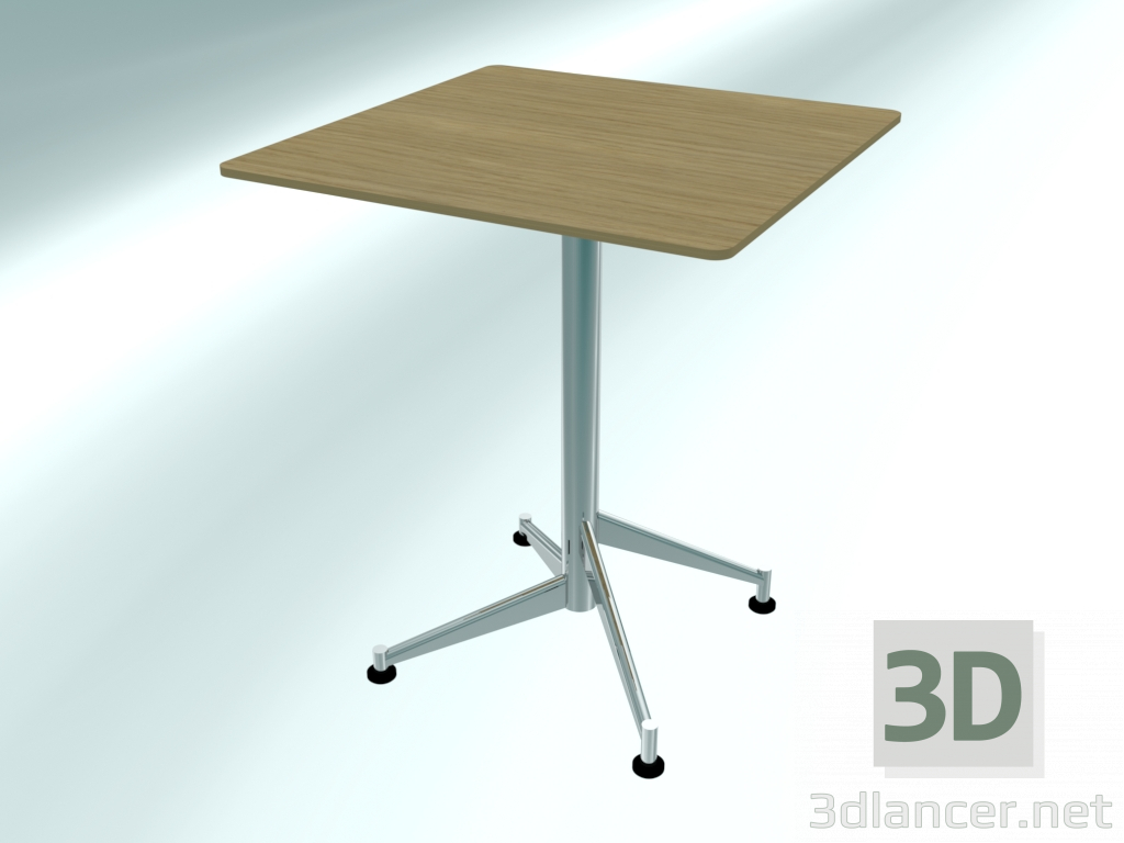 3D Modell Klappbarer Stehtisch SELTZ basic (60X60 H72 ausgebreitet) - Vorschau