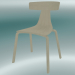 3d model Stackable chair REMO wood chair (1415-20, ash chalk) - preview