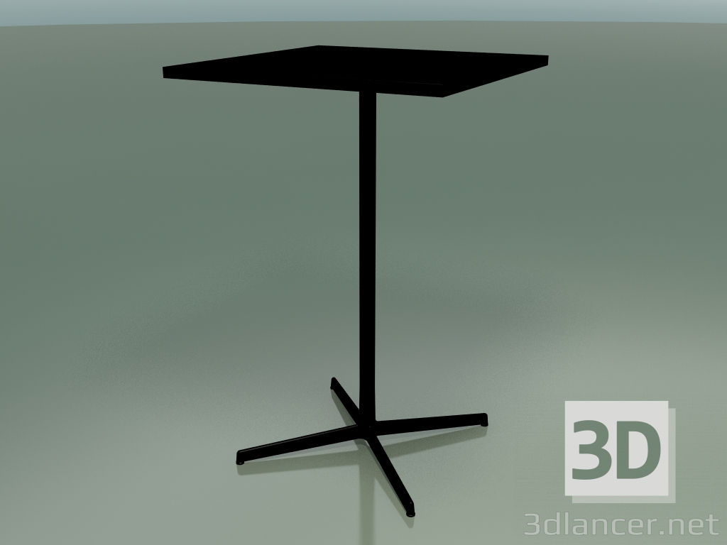 3d model Square table 5519, 5539 (H 105 - 69x69 cm, Black, V39) - preview