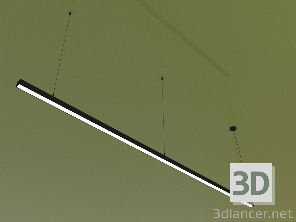 3D Modell Beleuchtungskörper LINEAR P3535 (2250 mm) - Vorschau