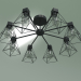 Modelo 3d Candelabro de teto 70107-8 (preto) - preview