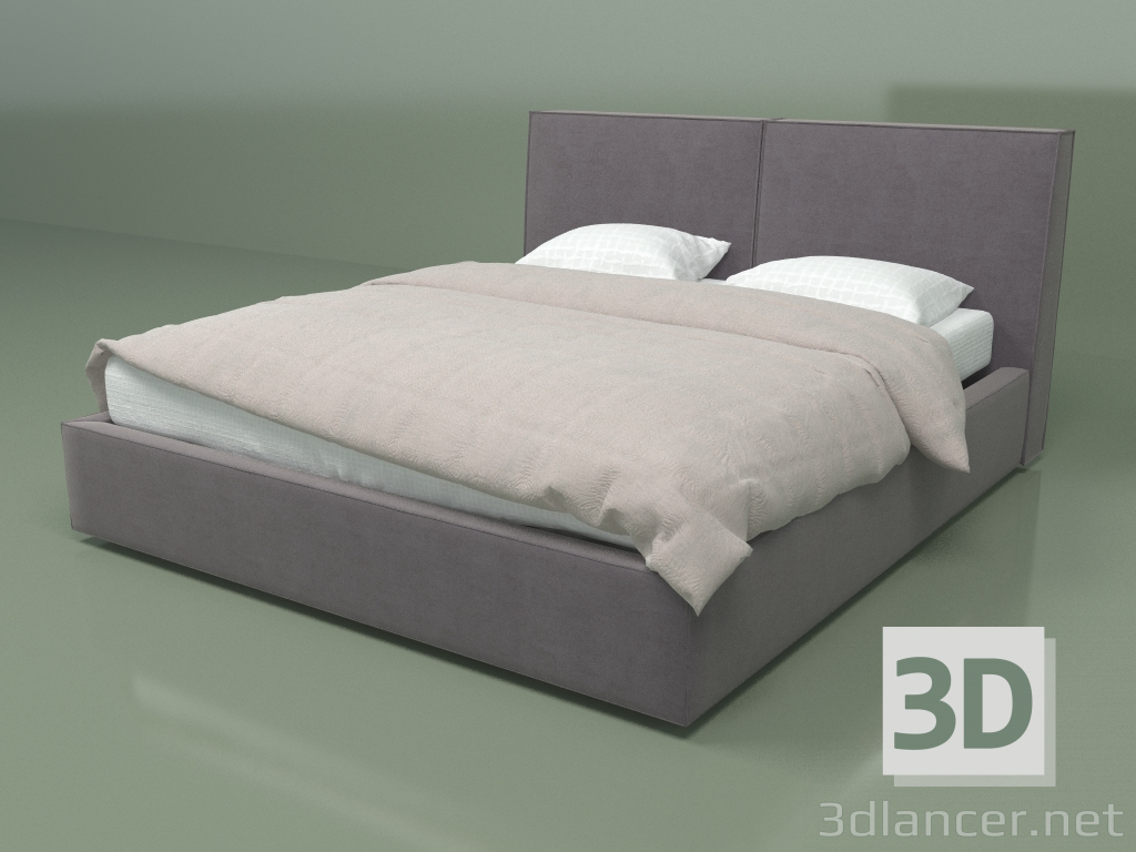 Modelo 3d Cama de casal Frida - preview