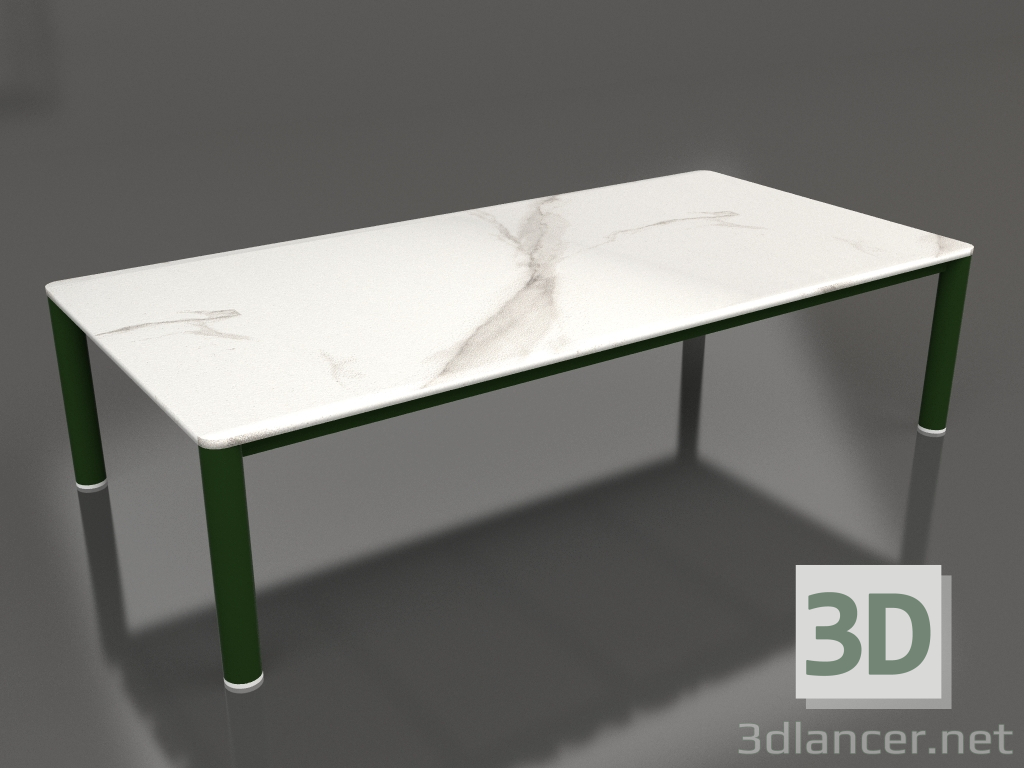 modello 3D Tavolino 70×140 (Verde bottiglia, DEKTON Aura) - anteprima