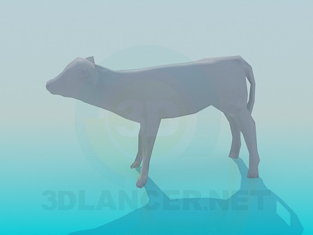 modèle 3D Veau - preview