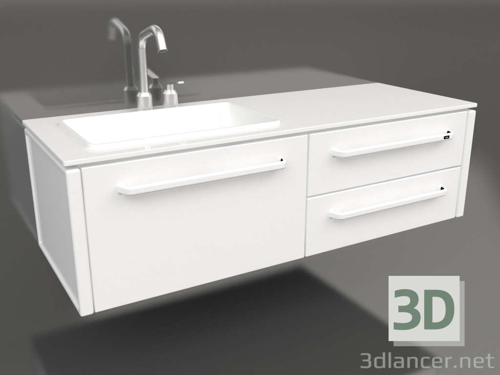 3D modeli Orta boy banyo modülü VIPP982 - önizleme