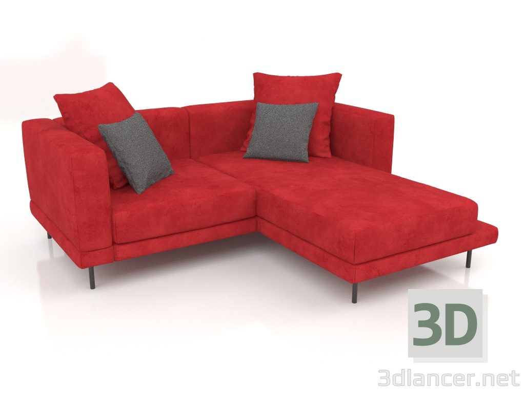 3d model Carol sofa 1960 x 1800 (Brunei 23) - preview